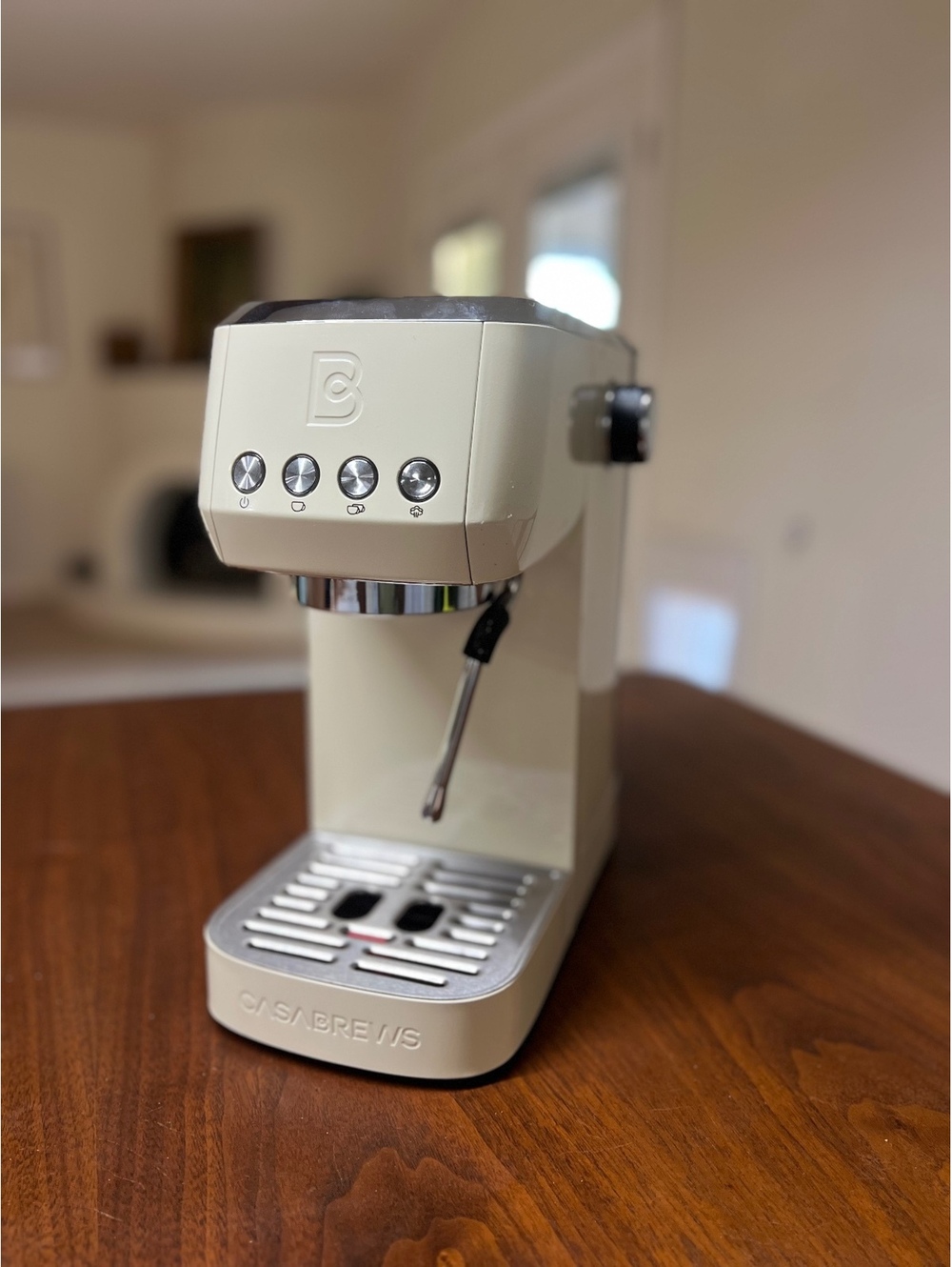 Casabrews 3700 Essential 20-Bar Espresso Machine - Beige